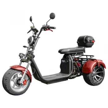 Электроскутер Ikingi X12 PRO Trike красный
