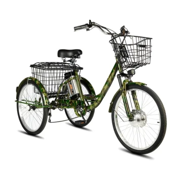 Электровелосипед РВЗ Чемпион 250W 10Ah камуфляж